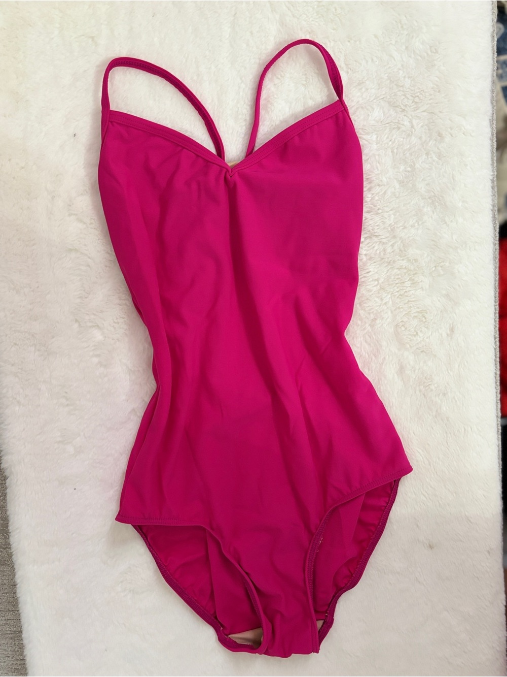 Eleve Dancewear Hot Pink Leotard